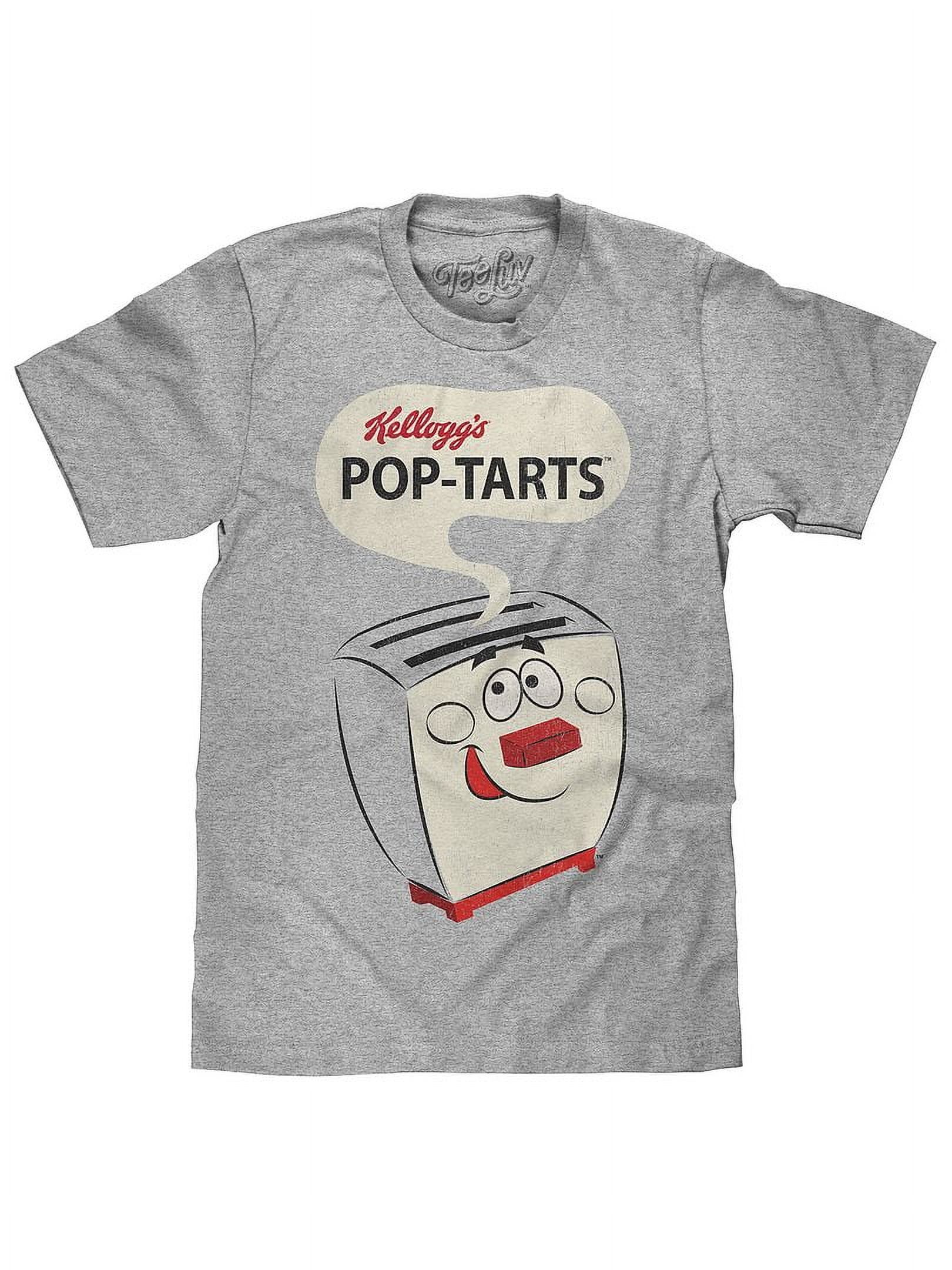 Tee Luv Men's Vintage Pop-Tarts Cartoon Toaster Shirt (S)